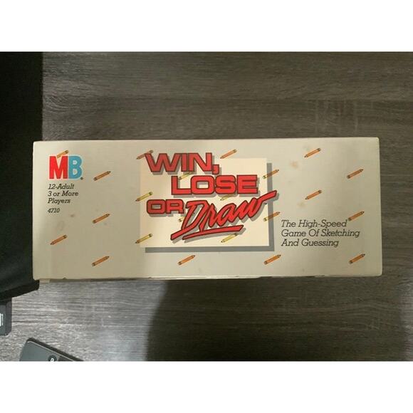 Win, Lose or Draw Vintage Board Game 1987 - USED - Picture 4 of 4